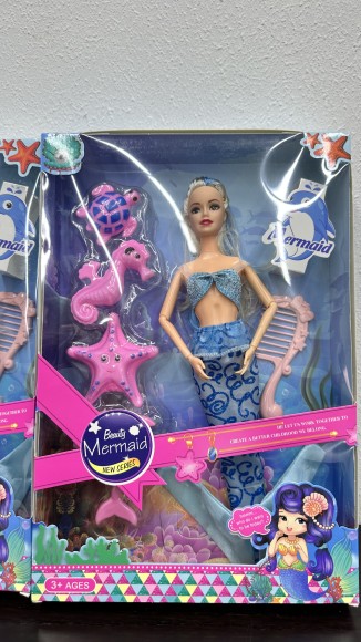 Кукла - русалочка.Размер упак:33х22х5см