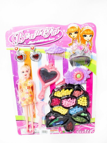 набор кукла с аксессуарами н/планш (72)