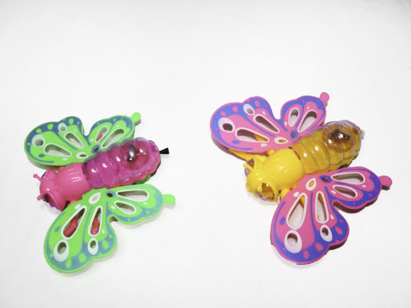 бабочка 18см свет в пак (432)