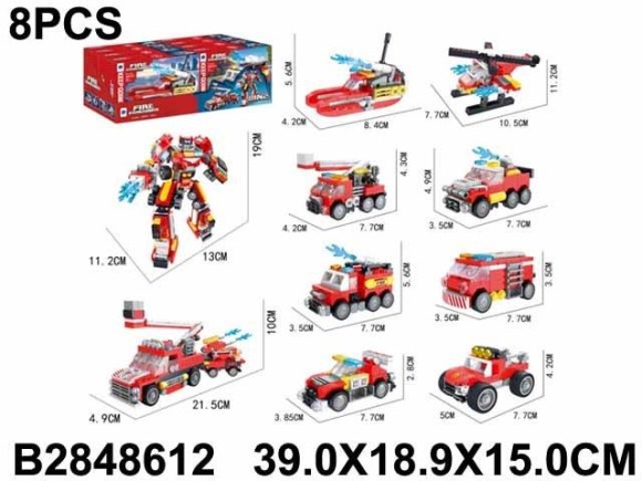 конструктор Трансформер (8 шт.блок) (24)