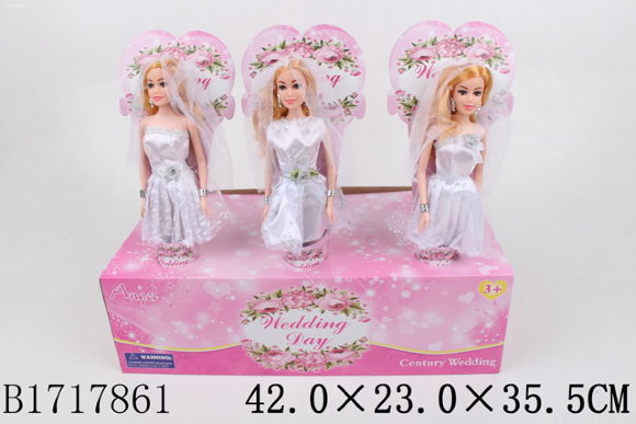 кукла невеста /12шт/ (16)
