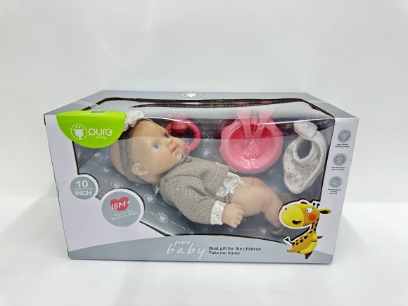 Пупс 25 см, с аксессуарами, в/к 31*15,5*14,5 см